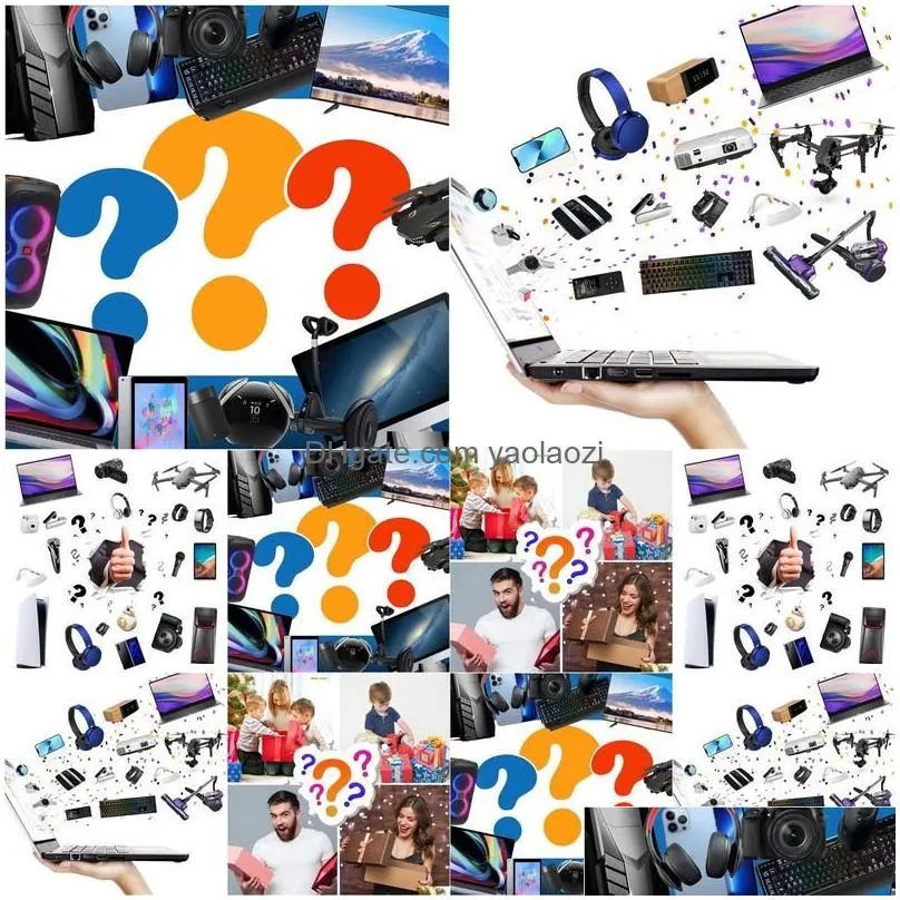 smart devices lucky mystery boxes digital electronics earphones cell phone accessories cameras gamepads christmas gift box drop deliv