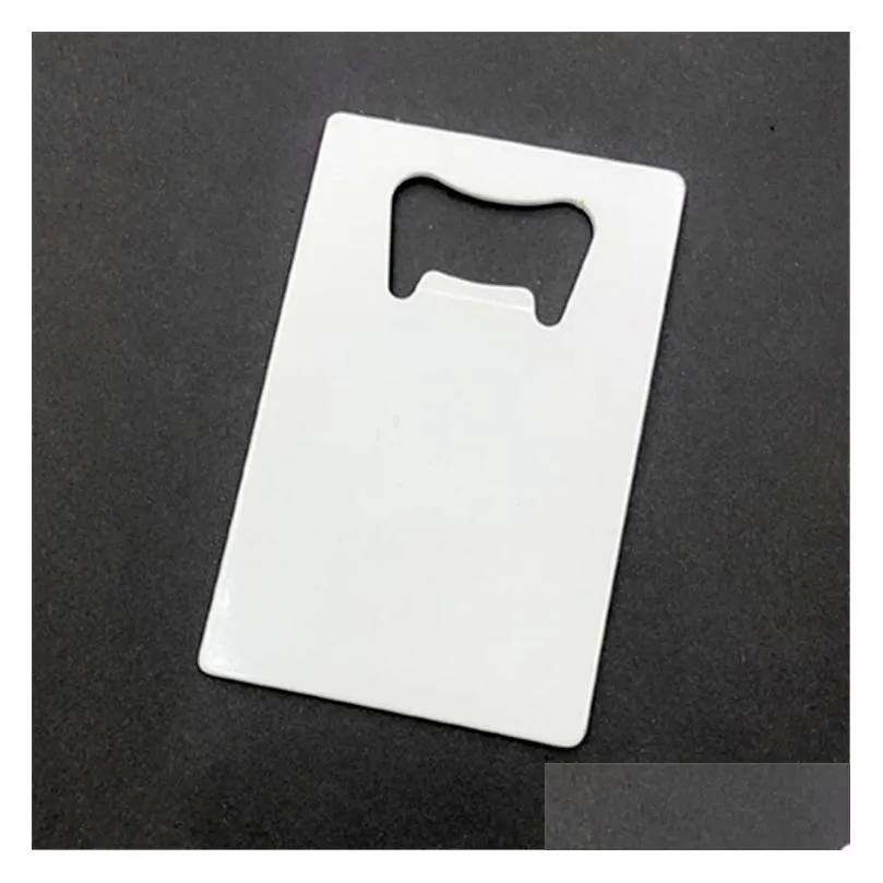 Openers Wallet Size Stainless Steel Opener 4 Colors Credit Card Beer Bottle Business Cards Openers Drop Delivery Home Garden Kitchen, Dhhce