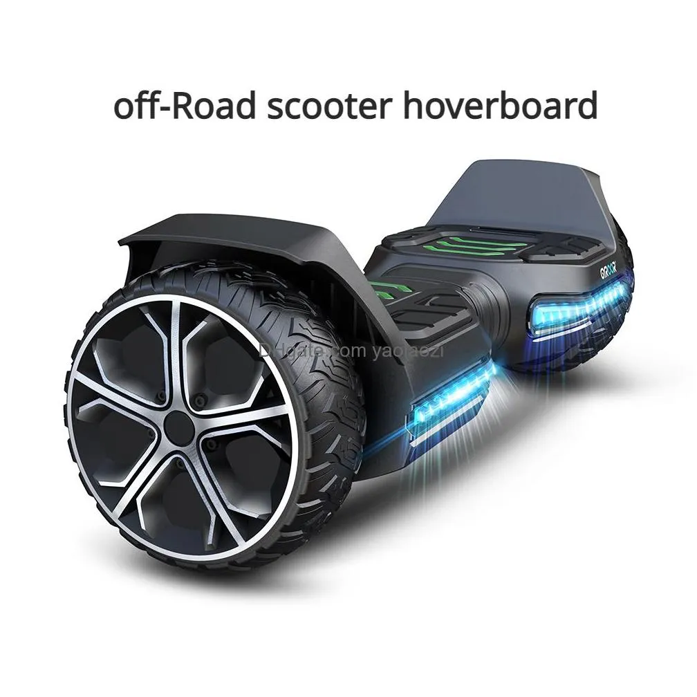 gyroor off-road electric balance vehicle hover board dual wheel control board balance car scooter hoverboard