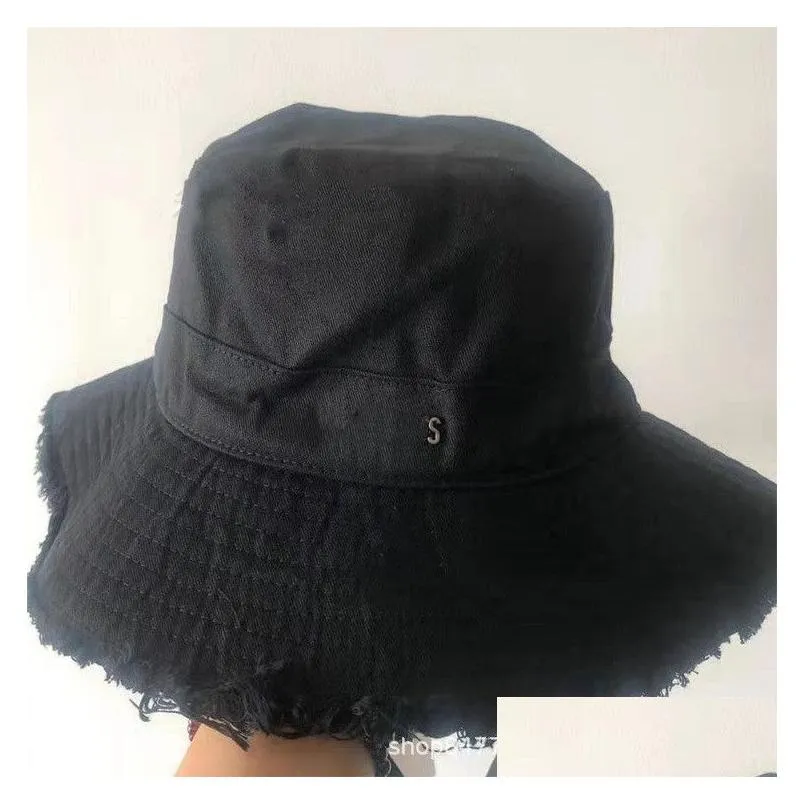 Woman Wide Brim Hats Summer Le Bob Artichaut Bucket Hat Sunshade for outdoor travel hats