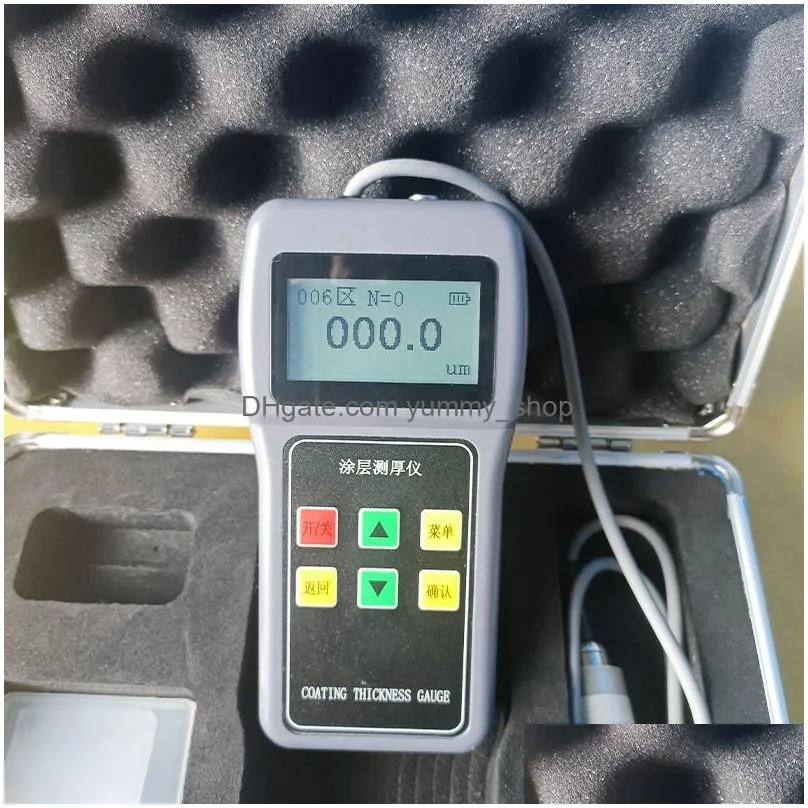 wholesale digital display coating thickness gauge small in size light in weight easy to operate capable of storage reading and low voltage indication lct-3001 
