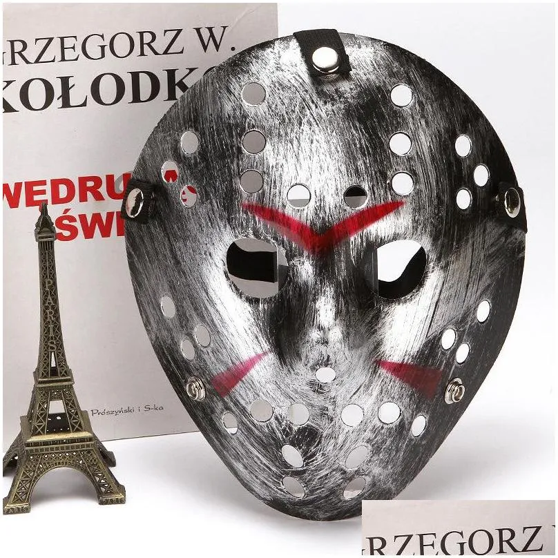 Party Masks Fl Face Masquerade Masks Jason Cosplay Skl Vs Friday Horror Hockey Halloween Costume Scary Mask Festival Drop Delivery Hom Dhra0