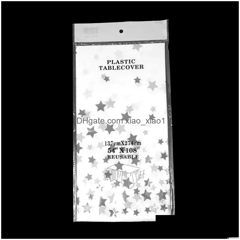 table mats plastic gold star tablecloth party cloths disposable parties birthdays weddings twinkle little stars tables