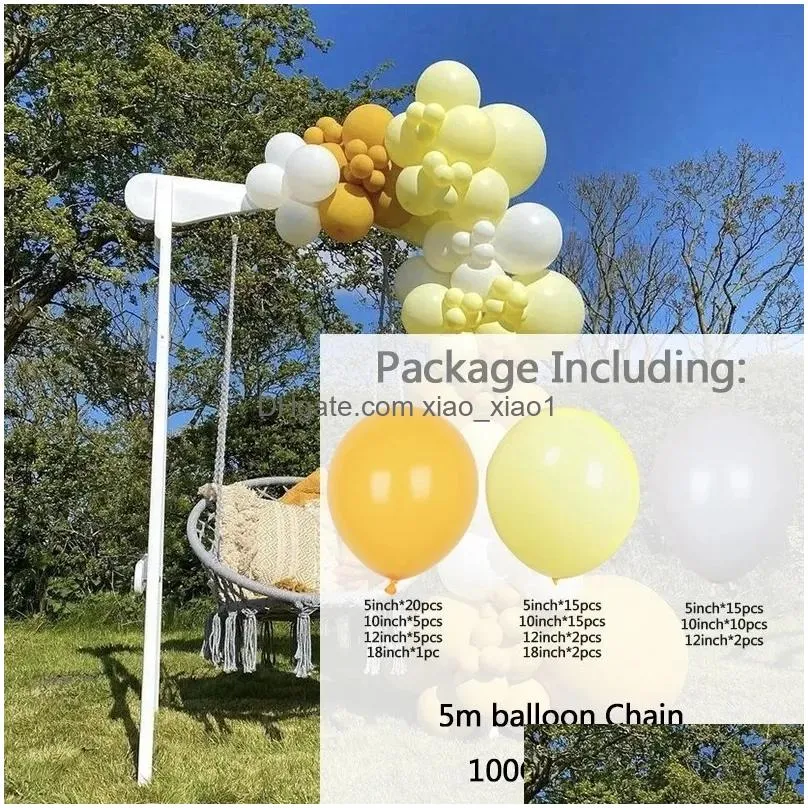 1 set pink balloon garland arch kit wedding latex birthday party decoration baby shower globos supplies 220225