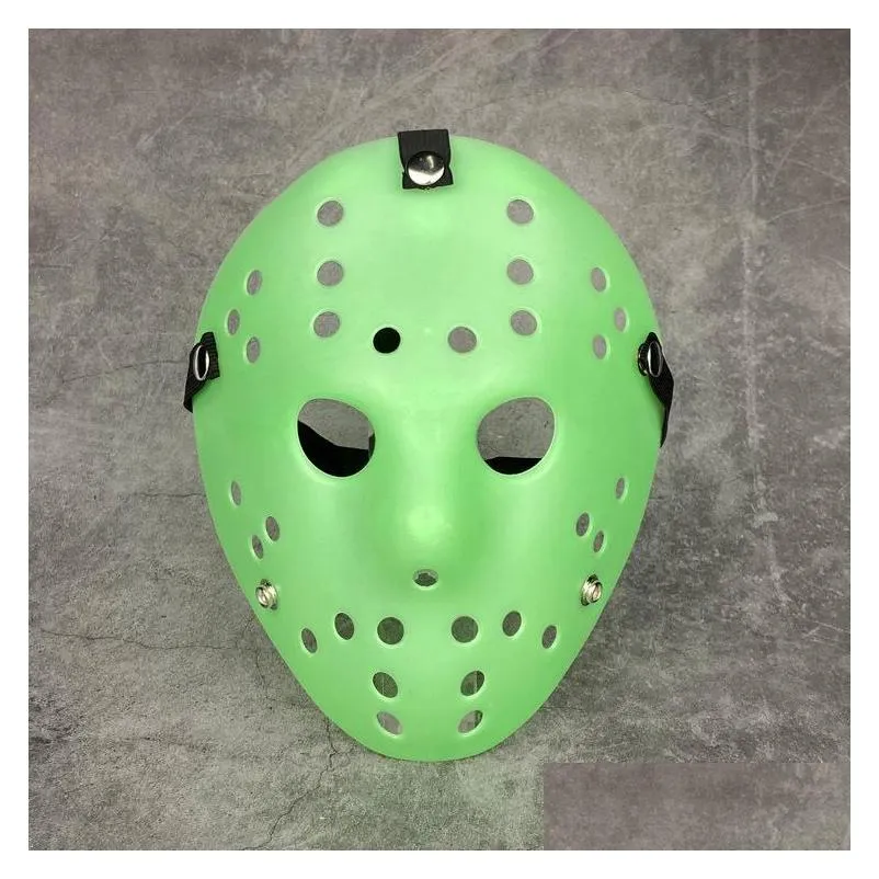 Party Masks Fl Face Masquerade Masks Jason Cosplay Skl Vs Friday Horror Hockey Halloween Costume Scary Mask Festival Drop Delivery Hom Dhra0