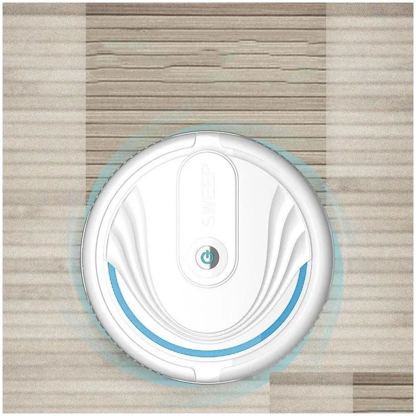 Hand Push Sweepers Robot Vacuum Cleaner Mute Matic Usb Rechargeable Floor Sweeper Cleaners Household Cleaning Tool Tx0032 Drop Deliver Dhq5I