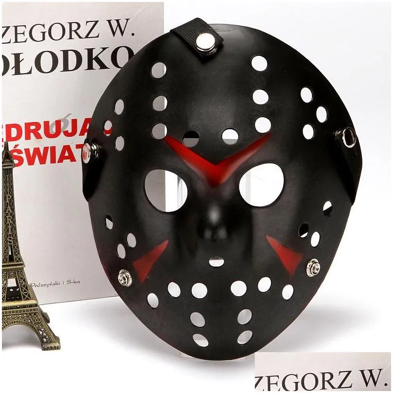 Party Masks Fl Face Masquerade Masks Jason Cosplay Skl Vs Friday Horror Hockey Halloween Costume Scary Mask Festival Drop Delivery Hom Dhra0