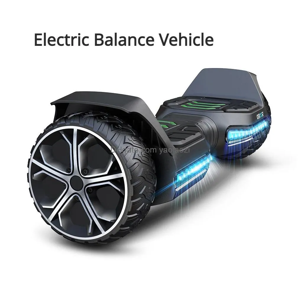 gyroor off-road electric balance vehicle hover board dual wheel control board balance car scooter hoverboard