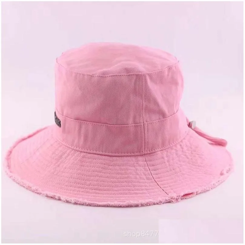 Woman Wide Brim Hats Summer Le Bob Artichaut Bucket Hat Sunshade for outdoor travel hats