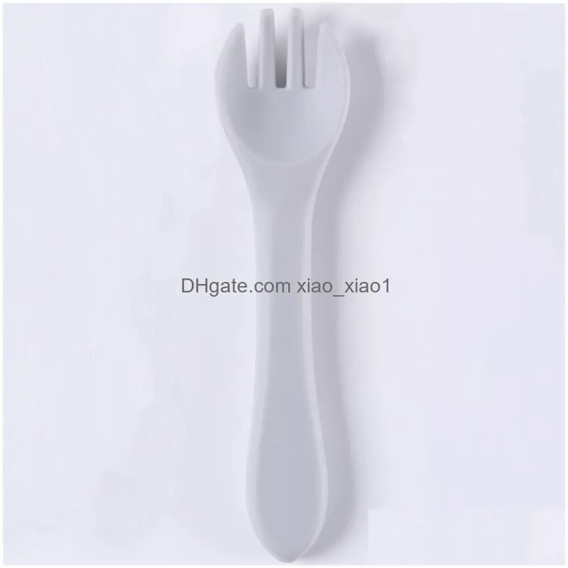 reusable silicone spoons heat resistant fashion design cooking utensi mixing color spoons 122137