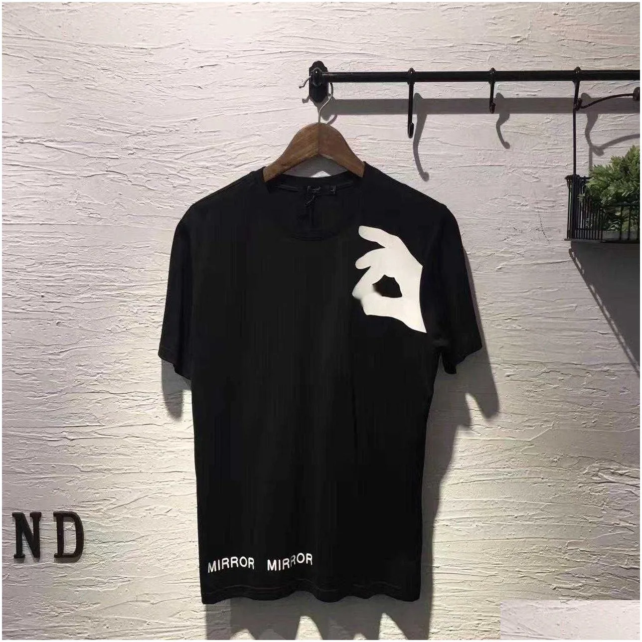 Men`S T-Shirts New Trendy Male Society Kwai  Lovers Loose Short Sleeve Cool Points Creative Printing Inst T-Shirt 53Ns 4E85 Dro Dhdjh