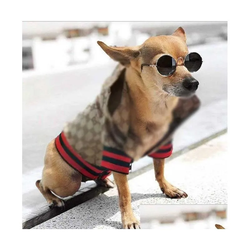 Pet Dog Apparel Classic Outdoor Pattern Fashion Adjustable Pet Harnesses Coat Cute Teddy Hoodies Suit Small Dog Collar Accessor