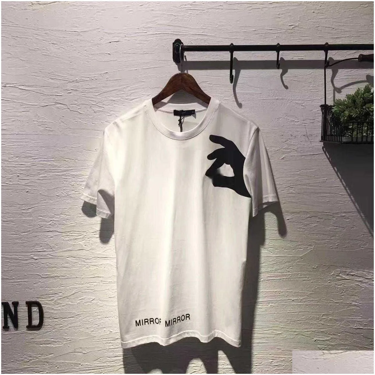 Men`S T-Shirts New Trendy Male Society Kwai  Lovers Loose Short Sleeve Cool Points Creative Printing Inst T-Shirt 53Ns 4E85 Dro Dhdjh