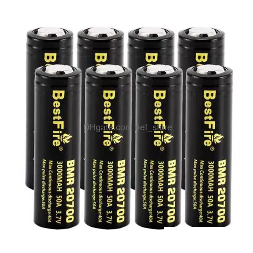authentic fire 20700 battery icr 3000mah charging lithum battery 50a imr rechargeable battery