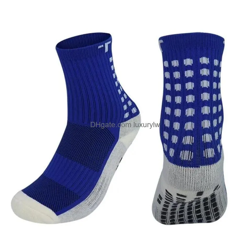 Sports Socks Mix Order Sales Football Socks Non-Slip Trusox Mens Soccer Quality Cotton Calcetines With Drop Delivery Sports Outdoors A Dh8Qu