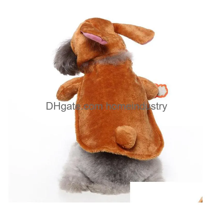 Christmas Halloween Dog Costumes Funny Apparel Cosplay Costume Clothes Party For Small Medium Dogs Wholesale Drop Delivery Dhheb