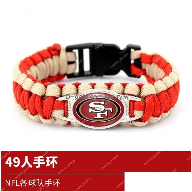 Collectable Football Ssouvenir Team Logonflwristband Christmas Gift Dolphinswristband 49Erschiefswristband Drop Delivery Sports Outdoo Dhv8J