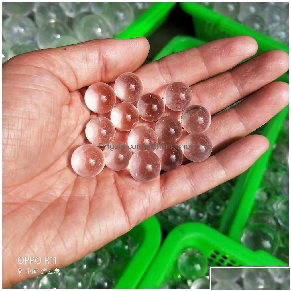 arts and crafts 30 pcs natura crystal balls gemstone sphere ball/ healing for sale home decorations small ball drop delivery garden