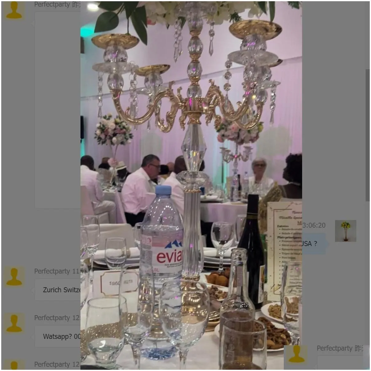 Party Decoration 10 Pieceselegant Tall Weddings Wholesale Antique Gold Metal Acrylic Table Centerpieces For Wedding Decoation Best0076 Otbx8