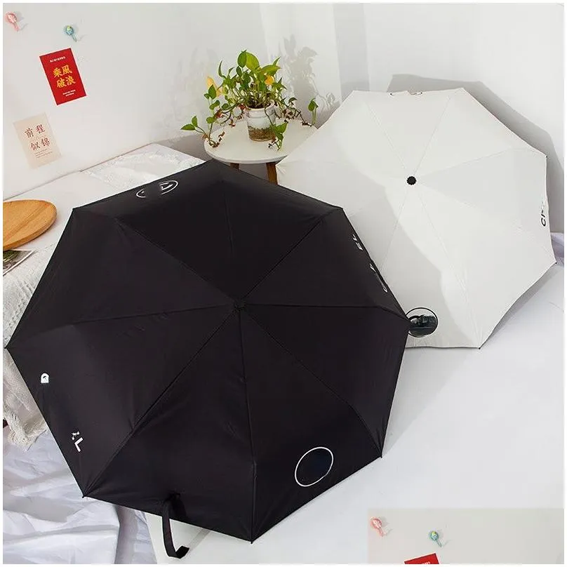 luxury designer brand Sun Rain Umbrellas Folding Umbrella 2 Colors with 406P