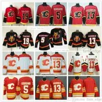 Jersey 2021 Reverse Retro Calgary Flames Hockey 19 Matthew Tkachuk 5 Mark Giordano 13 Johnny Gaudreau 23 Sean Monahan````Jerseys