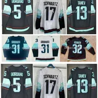 q888 Mark Giordano Hockey Jerseys Jaden Schwartz Vince Dunn Morgan Geekie Philipp Grubauer Yanni Gourde Brandon Tanev Eberle Adam Larsson Marcus