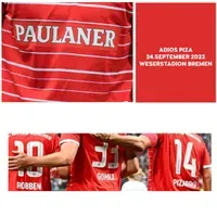 Home Textile 2022 Farewell Game Of Claudio Pizarro Jersey Robben Gomez adios piza Soccer Patch Badge