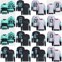 Men Kids Women Hockey 13 Brandon Tanev Jersey 17 Jaden Schwartz 31 Philipp Grubauer 67 Morgan Geekie 9 Ryan Donato 72 Joonas Donskoi 28 Carson Soucy Jagger Firkus Team