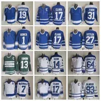 hockey jerseys stitched Tie Wendel Clark Gilmour Horton Dave Sittler Retro Domi Tim Darryl Sundin Keon Doug Mats Johnny Bowerice hockey jersey