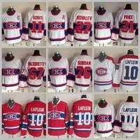 Retro Montreal Throwback Canadiens Hockey 31 Carey Price Jersey 67 Max Pacioretty 76 PK Subban 10 Guy Lafleur 11 Brendan Gallagher 27 Alex Kovalev Vintage Classic