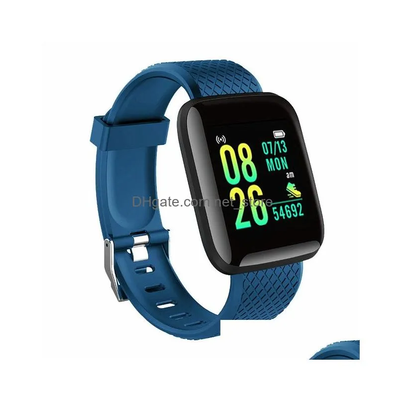 plus smart men blood pressure waterproof smartwatch women heart rate monitor fiess tracker watch sport for android ios