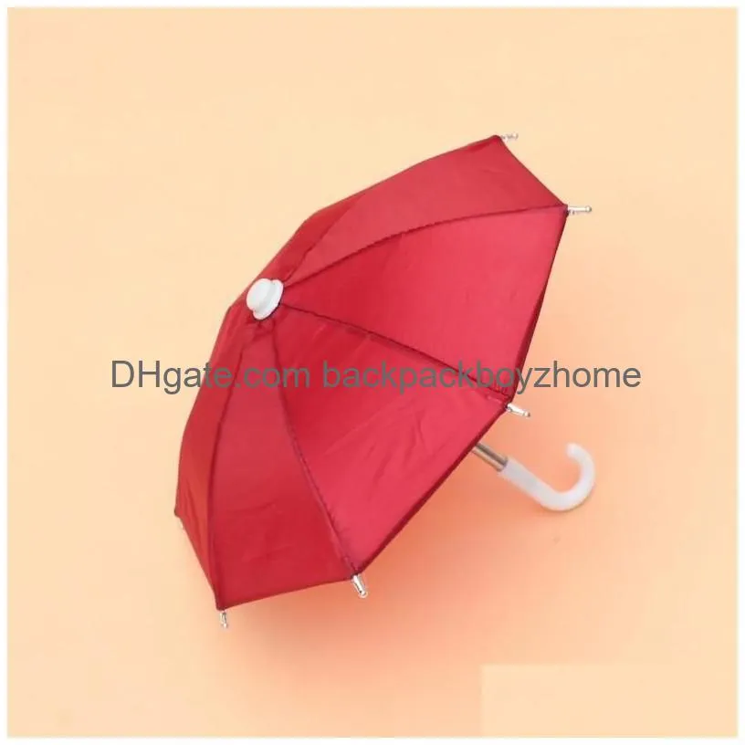 Umbrellas Mini Simation Umbrella For Kids Toys Cartoon Many Color Umbrellas Decorative Pography Props Portable And Light 4 9Db Zz Drop Dh9Mx