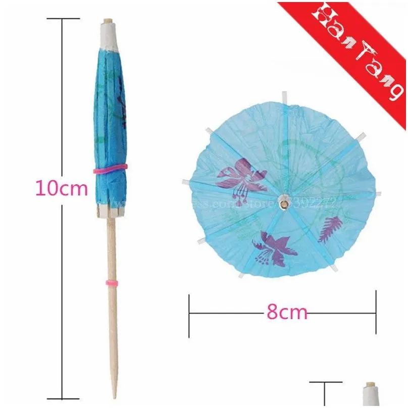 Party Favor 144Pcs Paper Cocktail Parasols Umbrellas Drinks Picks Wedding Event Party Supplies Holidays Garnishes Holders Drop Deliver Dhyme