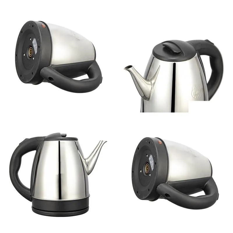 Electric Kettles Stainless Steel Matic Long Mouthed Water Kettle For Household Tea Brewing And Boiling A Manufacturer El Drop Delivery Otli6