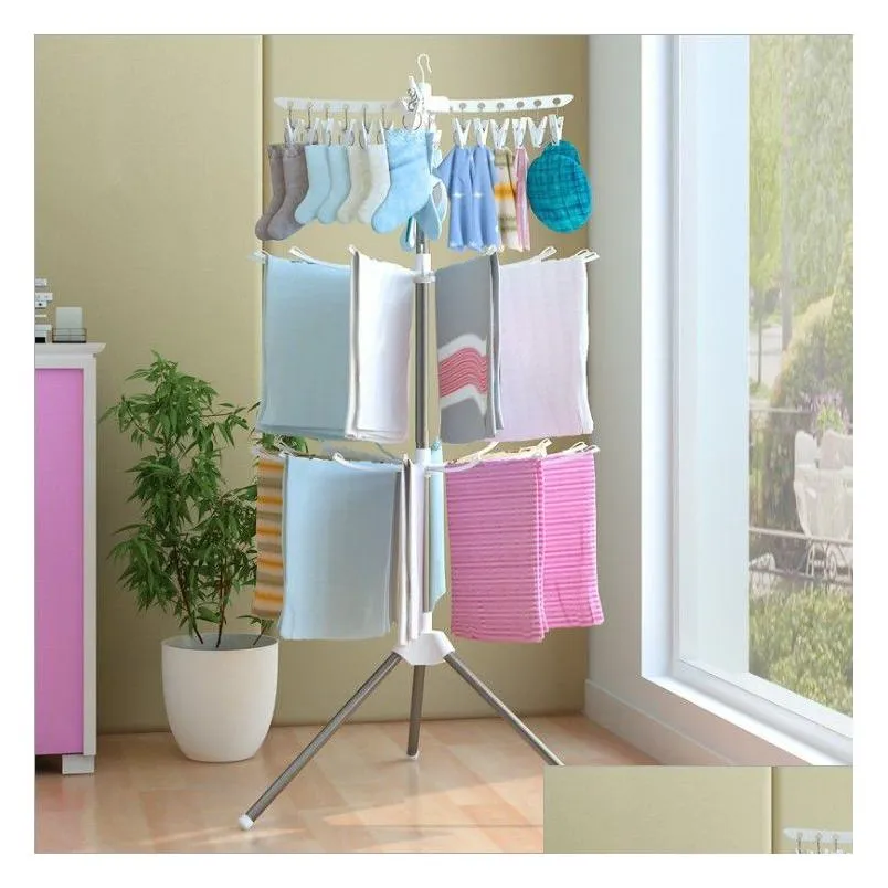 Hangers & Racks Cloth Hanger Baby Balcony Diaper Towel Wholesale Drop Delivery Home Garden Housekeeping Organization Clothing Racks Otcal