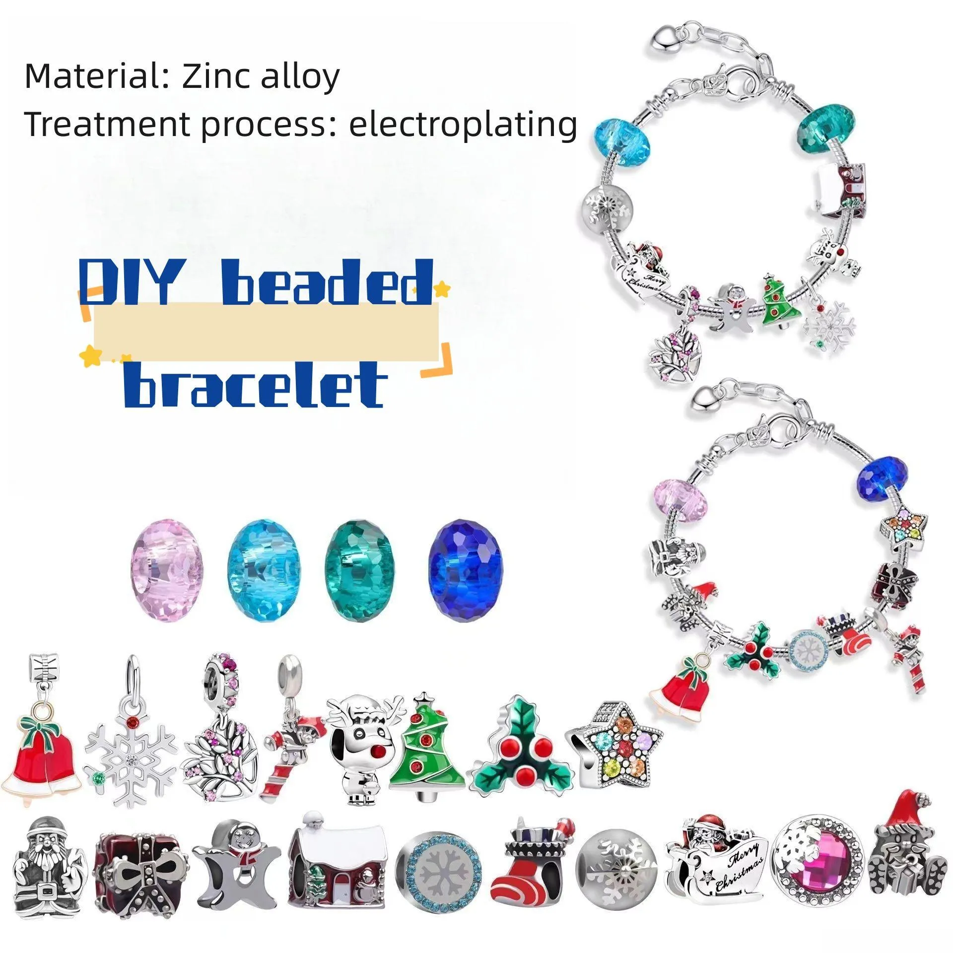 Other Diy Bracelet Set Delicate Bead Making Kit For Girls Children Handmade Jewelry Christmas Drop Delivery Jewelry Jewelry Findings C Dhaed