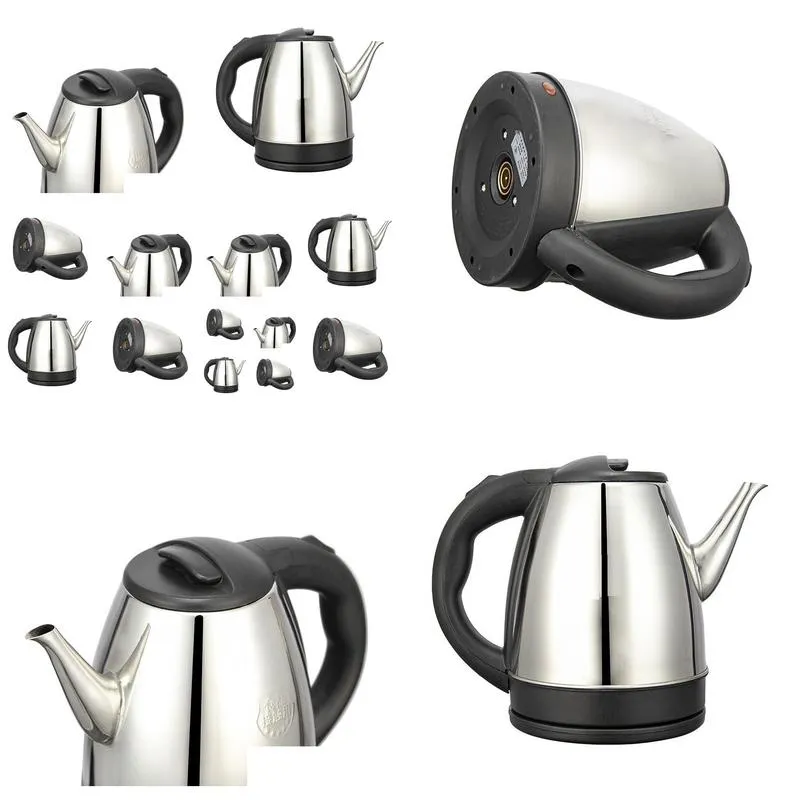 Electric Kettles Stainless Steel Matic Long Mouthed Water Kettle For Household Tea Brewing And Boiling A Manufacturer El Drop Delivery Otli6