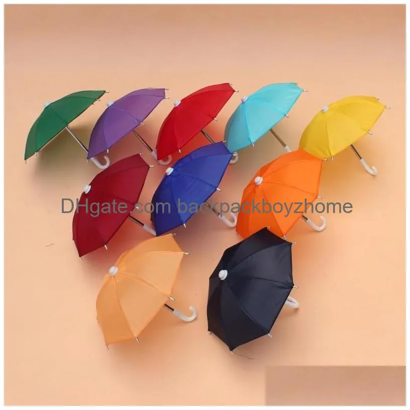 Umbrellas Mini Simation Umbrella For Kids Toys Cartoon Many Color Umbrellas Decorative Pography Props Portable And Light 4 9Db Zz Drop Dh9Mx