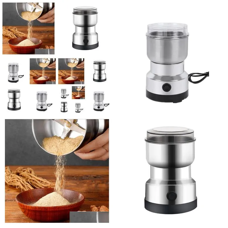 Manual Coffee Grinders Mti Functional Flour Mixer Household Grinder Grain Crusher Commercial Coffee Drop Delivery Home Garden Kitchen, Otawh