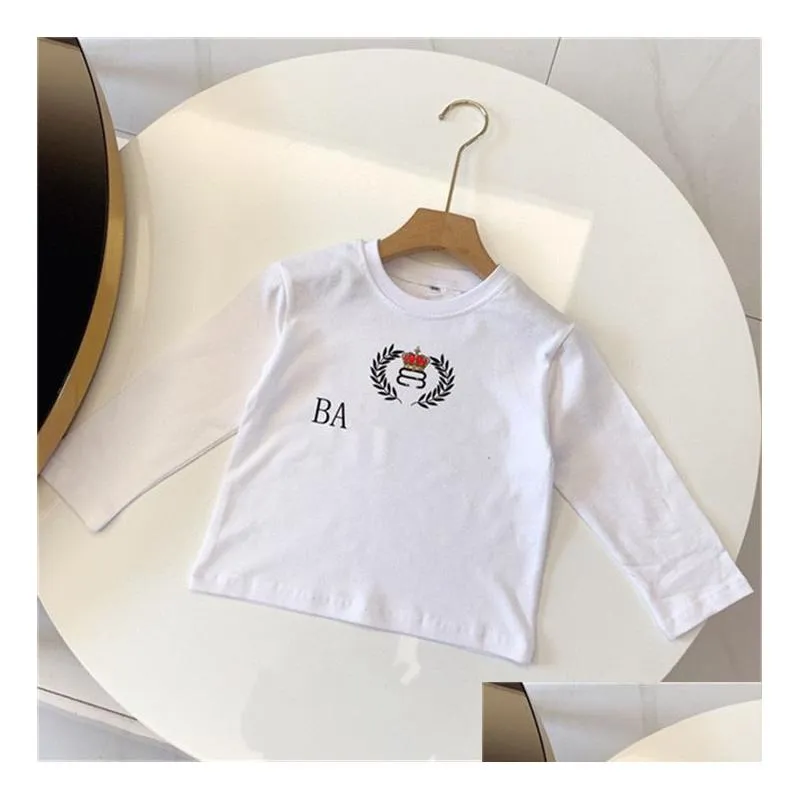 boys and girls wear long-sleeved warm bottom shirt spring and winter childrens jumper long-sleeved childrens t-shirt brand clothing trend size 90-150cm