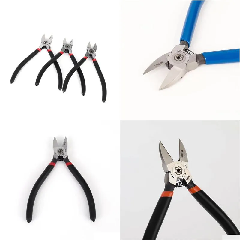 Pliers 6 Inch Thin And Thick 55 Steel Chromium Vanadium Cr-V Electric Tool Industrial Grade High Carbon Electronic Pliers With Drop De Ot4Ft