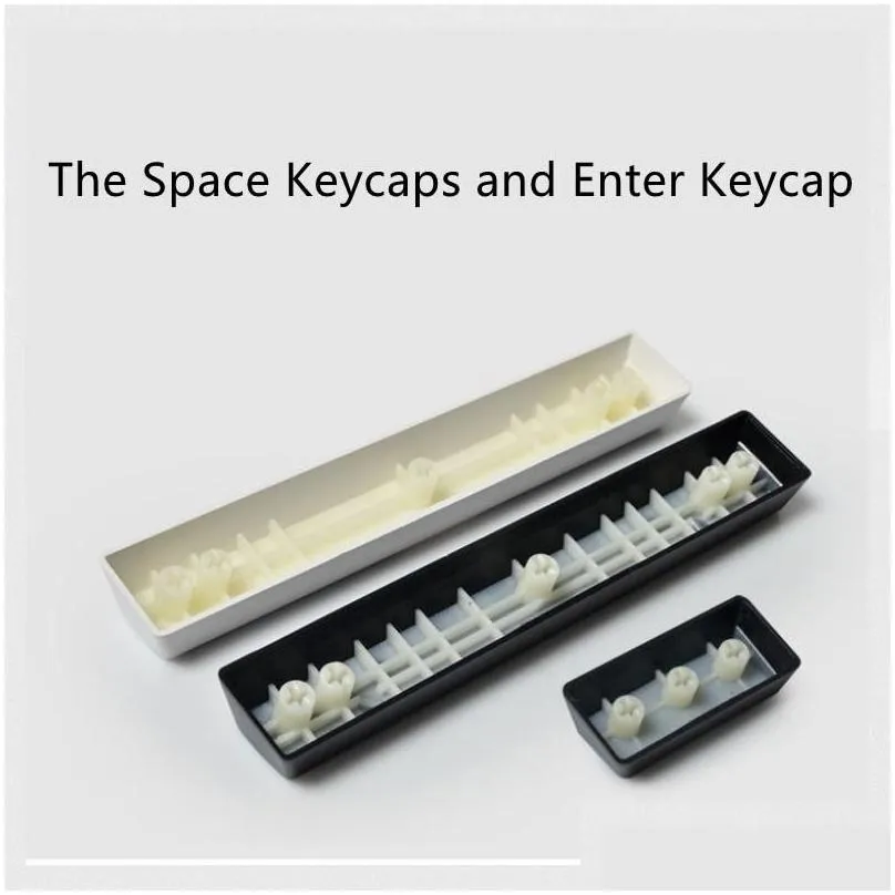 Combos 104 Key Keycaps for Mechanical Keyboard Lighttransmitting Electroplating Mechanical Key Caps Spanish Russian EN Round Keycaps