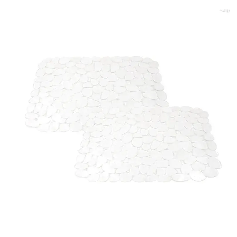 Table Mats Set Of 2 Home Soft Cover PVC Sink Net Dish Drying Mat Accessories Material Suitable For Dishes