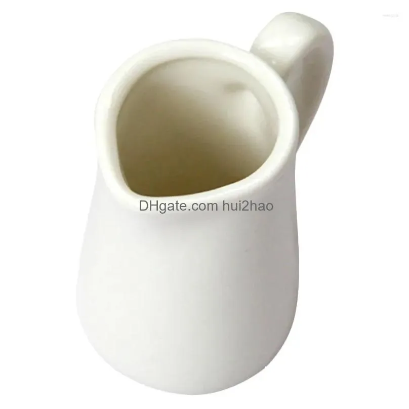 dinnerware sets mini creamer jug with handle ceramic milk sauce cup serving pitcher