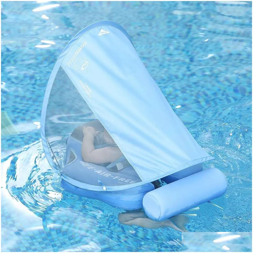 Mambobaby Effen Non-inflatable Newborn Taille Float Lie Down Pool Toys Swimming Ring Swim Trainer for Baby262x