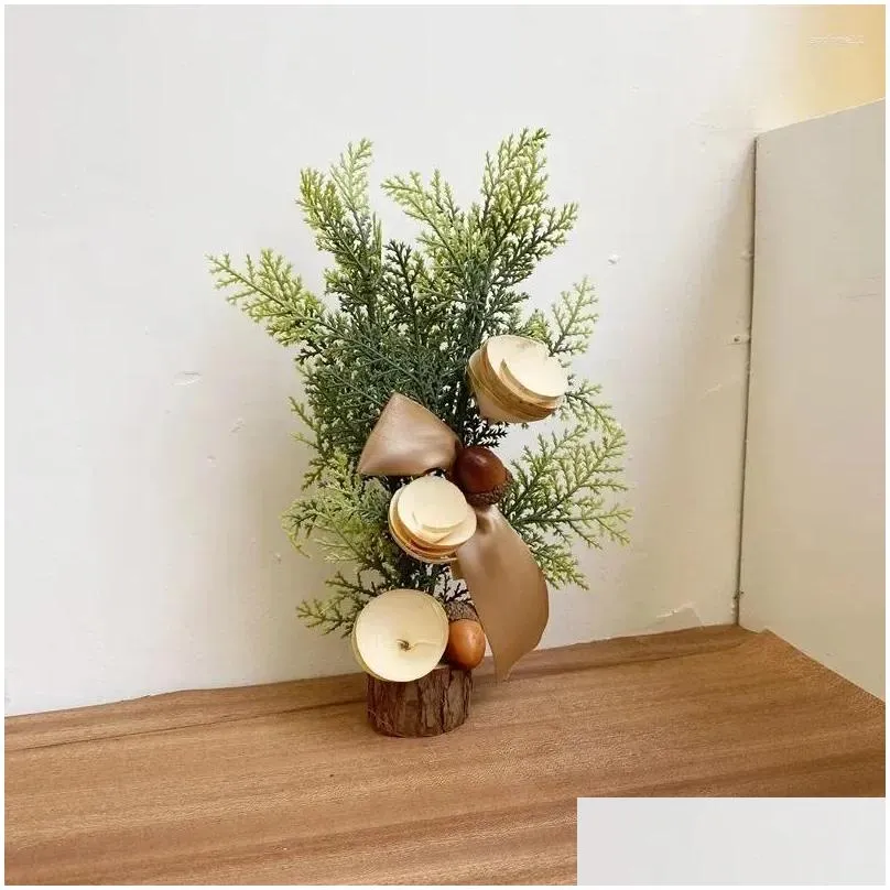 Christmas Decorations Decoration Xmas Tree Small Pine For Home Room Decor Halloween Party Year Navidad Ornaments Accessories