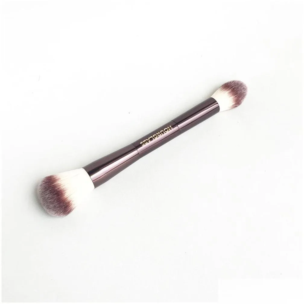 HG AMBIENT LIGHTING EDIT Makeup Brush DUAL-ENDED PERFECTION Powder Highlighter Blush Bronzer Cosmetics Tools