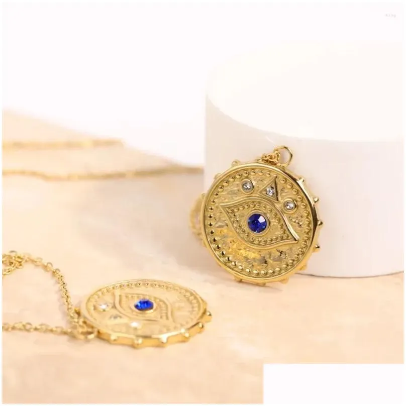 Pendant Necklaces Fashion Niche Cute Alternative Devil`s Eye Necklace Zircon Sun Ray Party Birthday Gift 2023 Trend