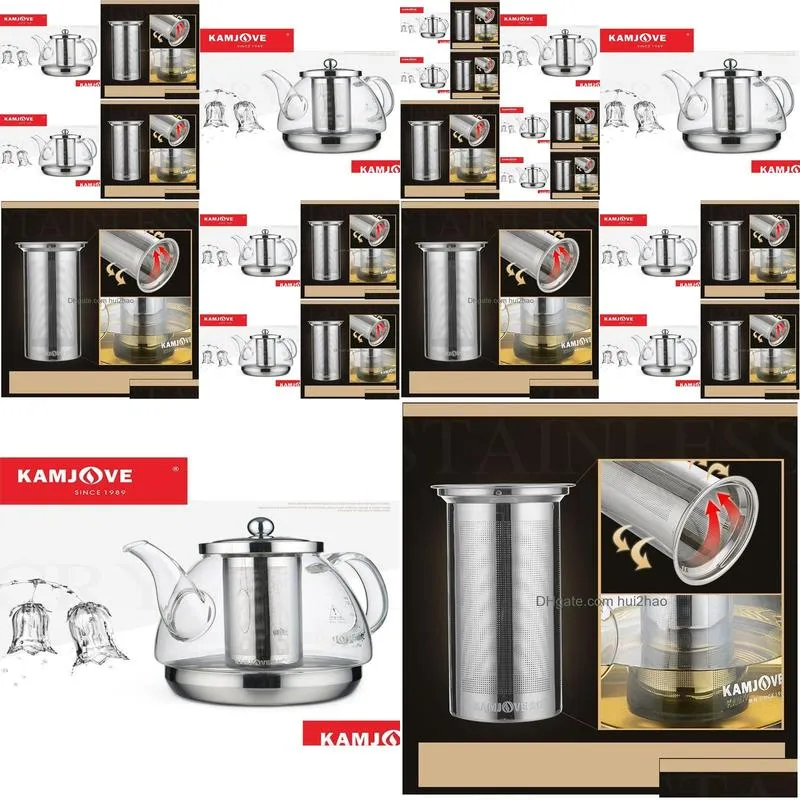 induction cooker special pot boil tea dedicated cooker glass pot stainless steel liner kettle flower pot8043749