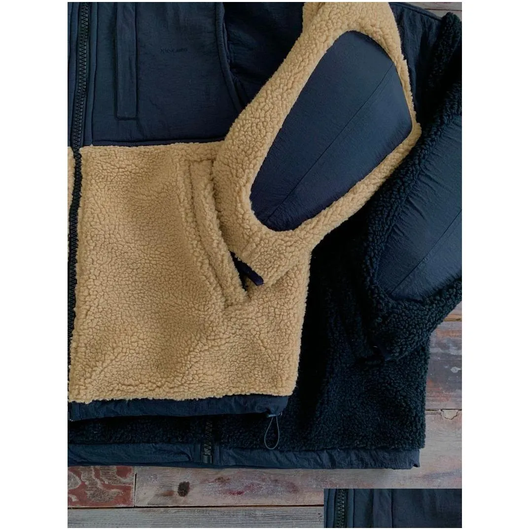 Men Stylish Vintage Coat Cashmere Jacket Women Woolen Patchwork Outerwear 23FW Dec 19 Premium Made